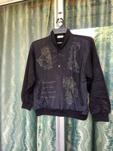 Giovanni Vtg Giovanni Uomo Art Jumper Rare