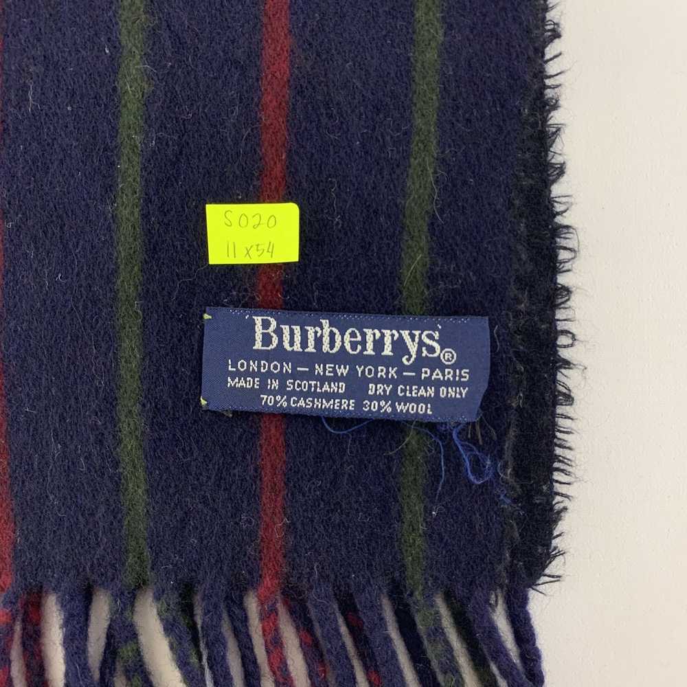 Burberry × Designer × Vintage Burberry Stripe Sca… - image 4