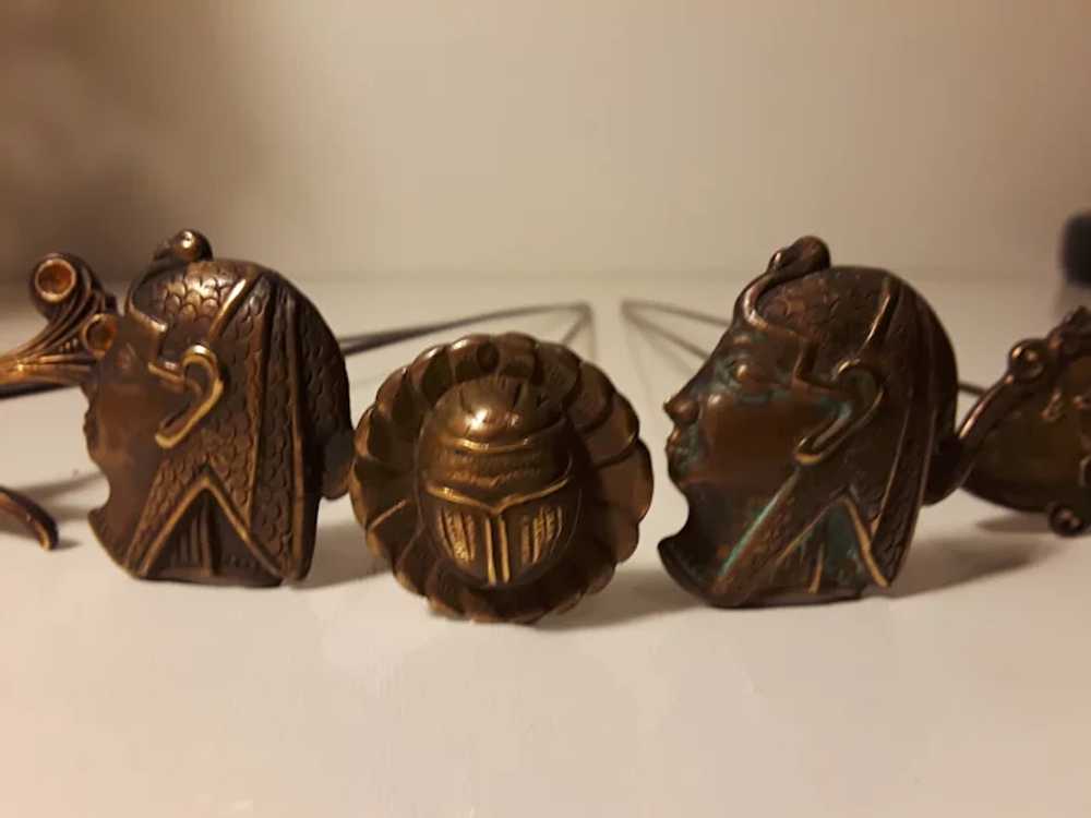 5 Antique Brass Hatpins -1920's era - image 4