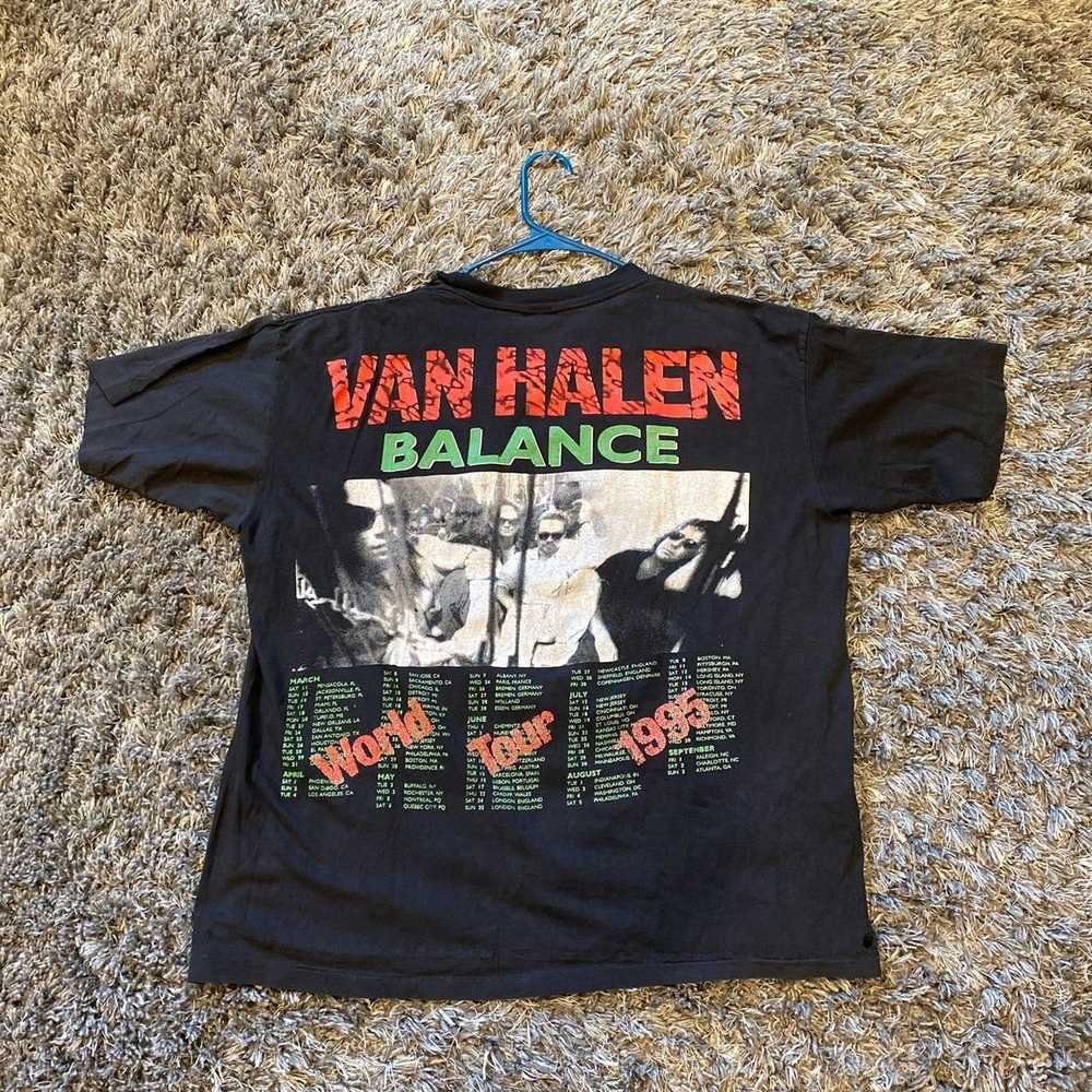 Vintage 1995 Van Halen Balance Tour Tee - image 2