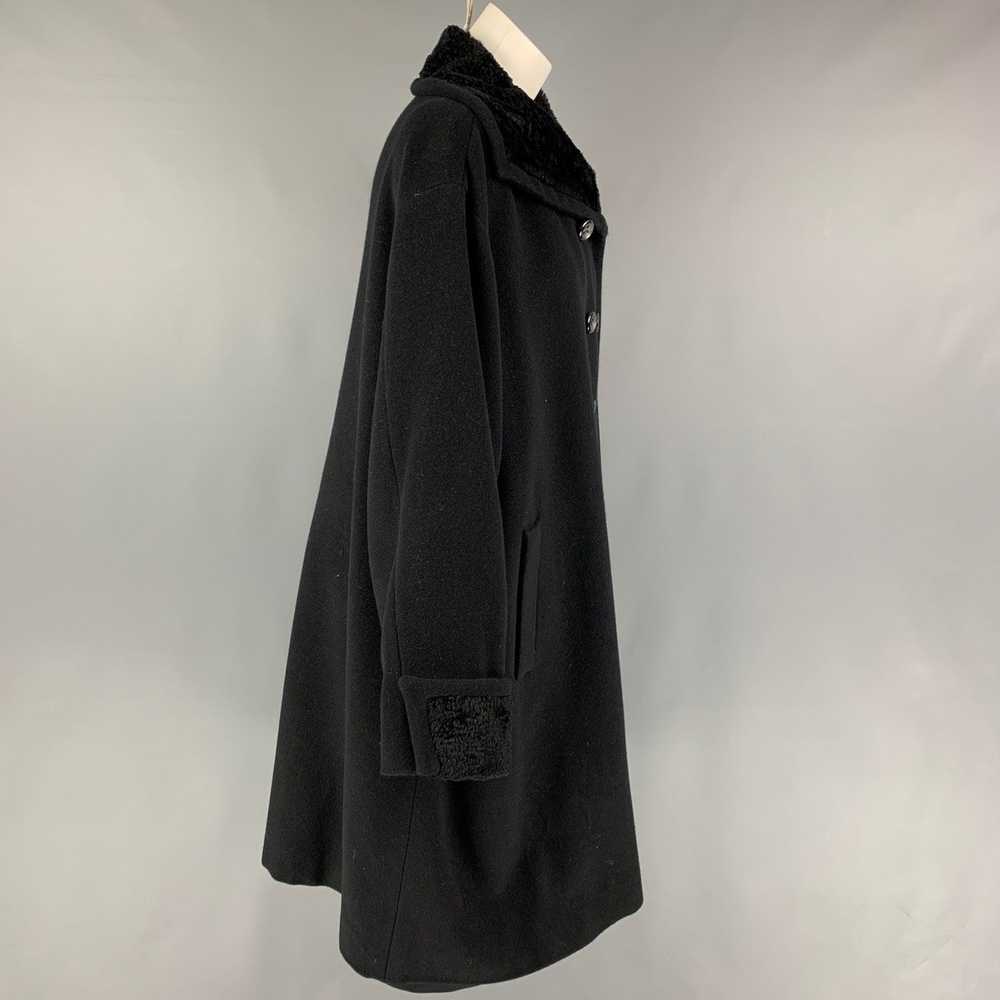 Byblos Black Wool Double Breasted Coat - image 2
