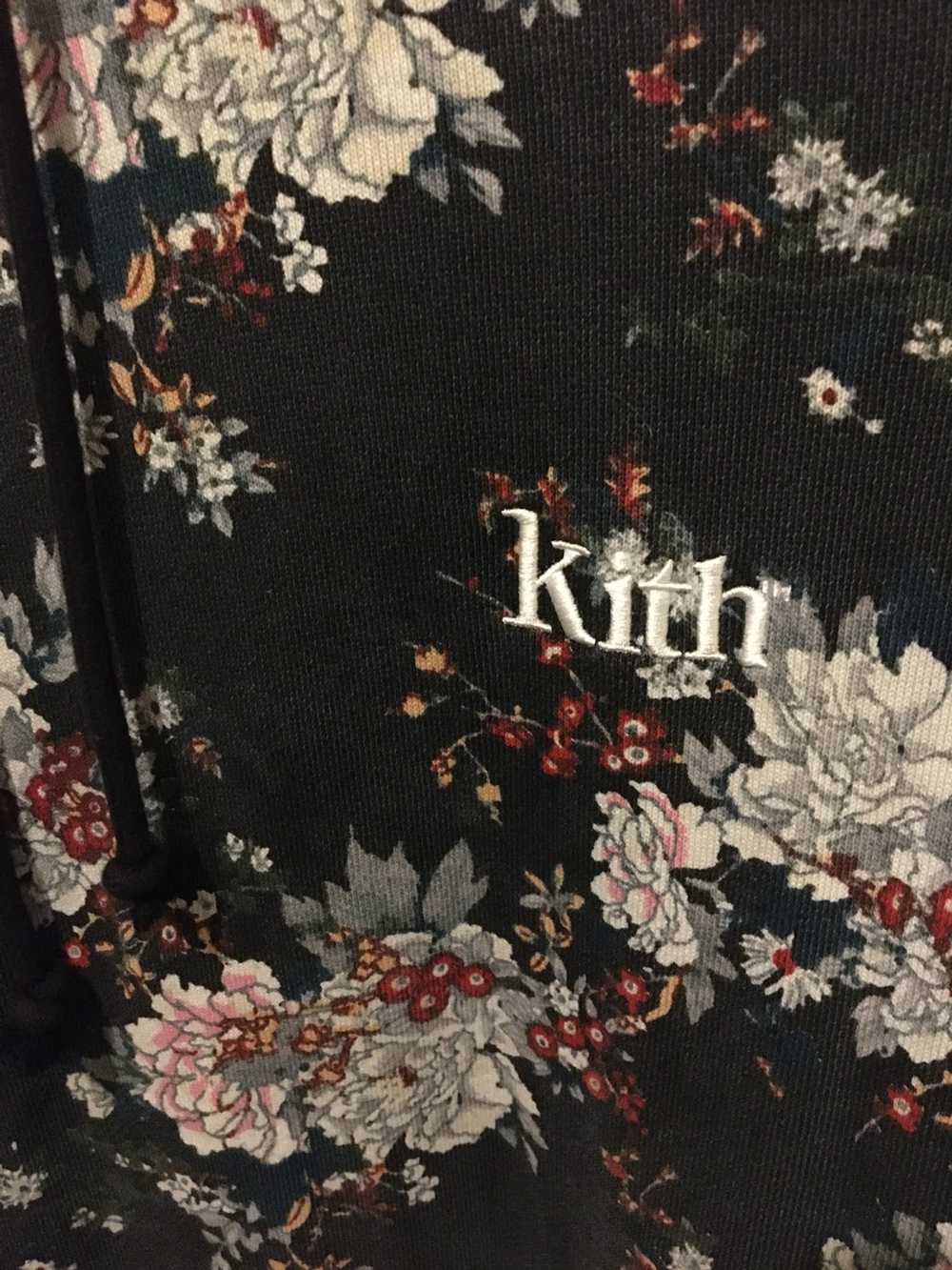 Kith Navy Floral Hoodie - image 2