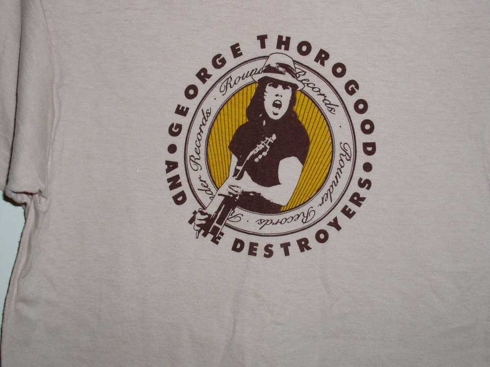 Hanes × Rock T Shirt × Vintage GEORGE THOROGOOD T… - image 3
