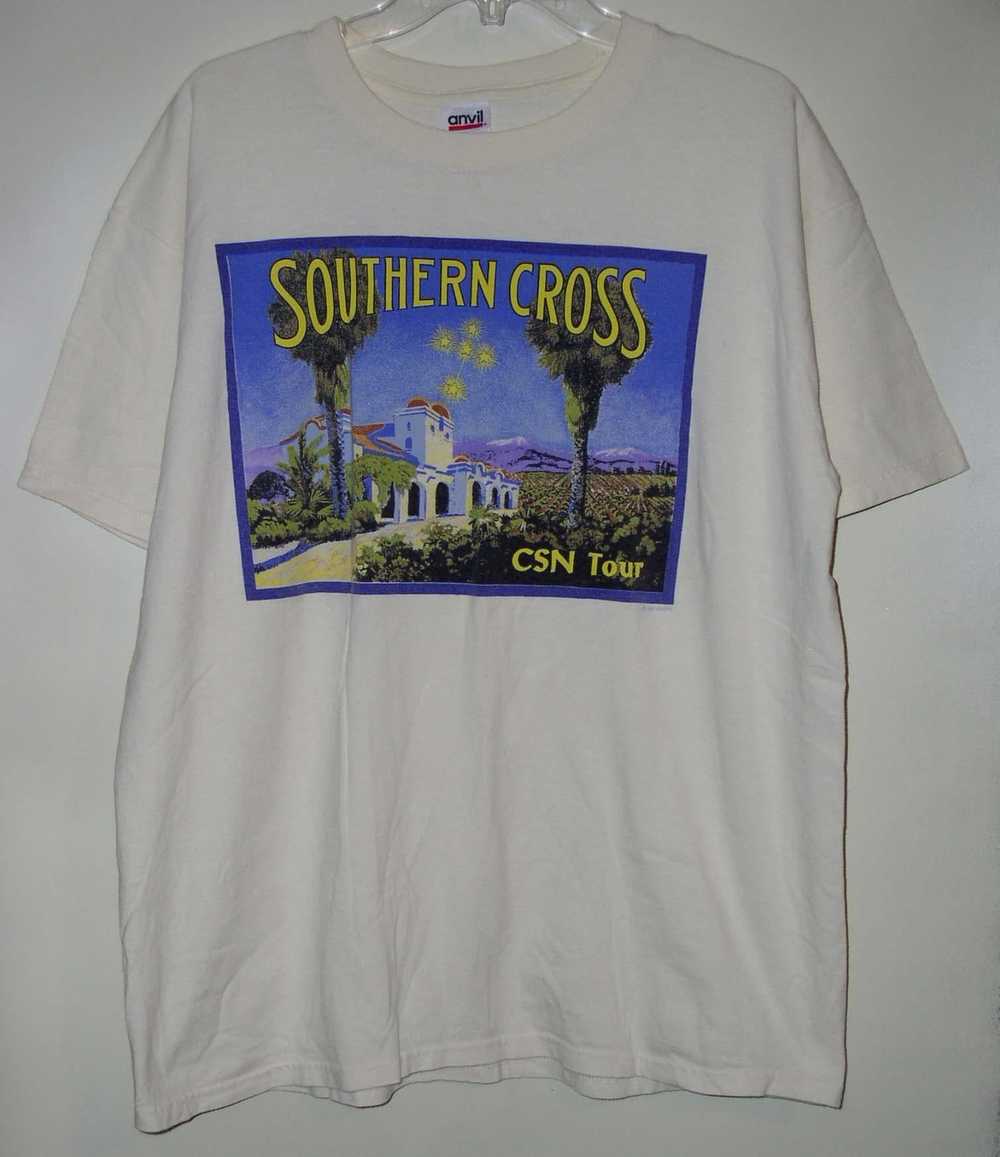 Anvil × Band Tees × Vintage CROSBY STILLS NASH CS… - image 1