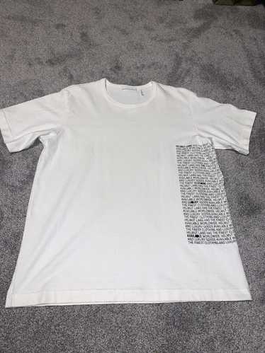 Helmut Lang Helmut Lang mini text tee