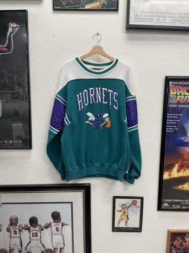 Vintage Charlotte Hornets Starter Long Sleeve Baseball Jersey 