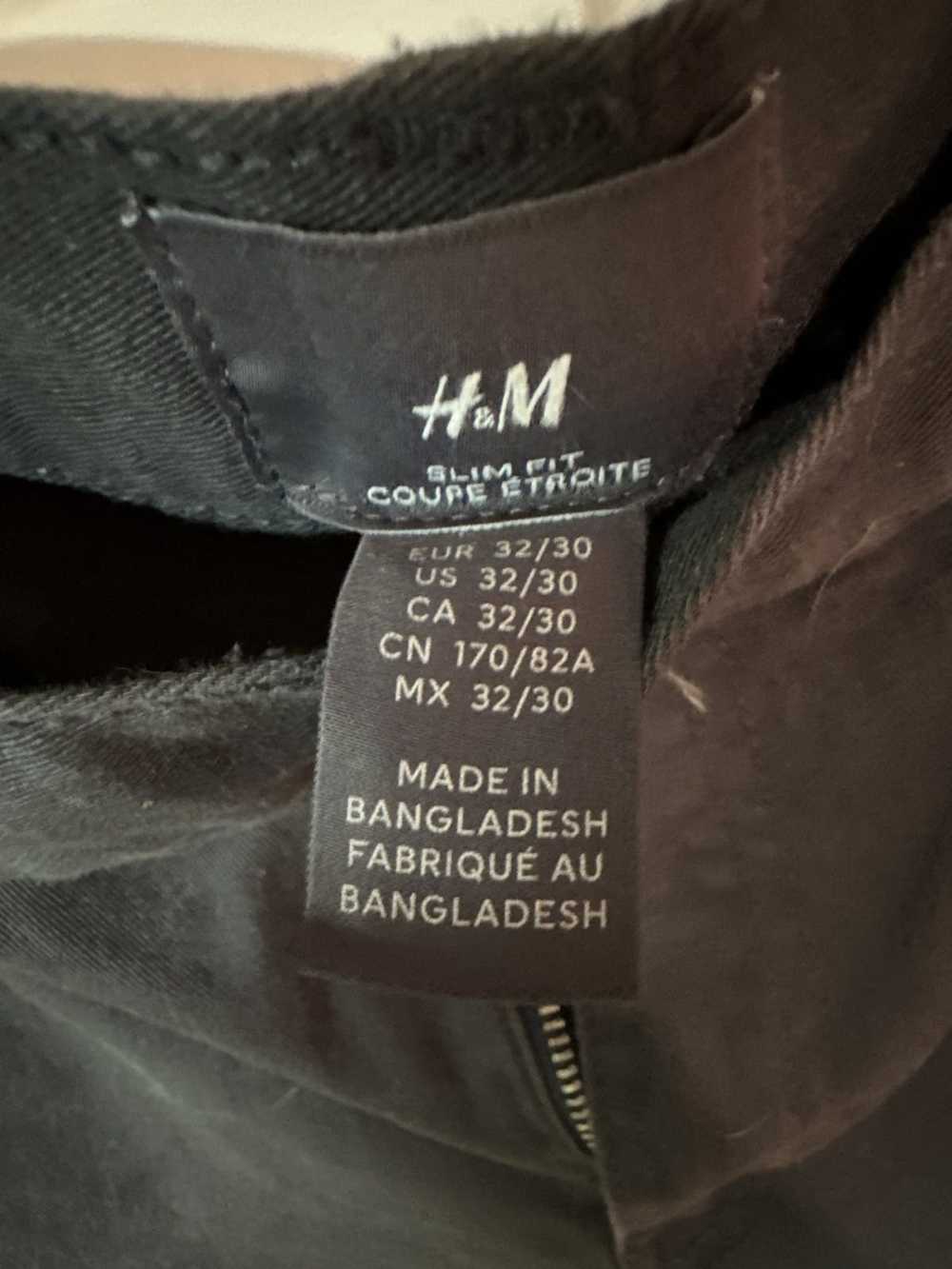 H&M × Streetwear × Vintage Vintage Dark Grey Pant… - image 2