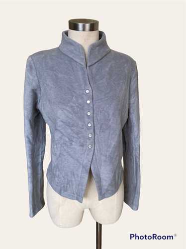 Agnes B. × Streetwear pearl snap button jacket