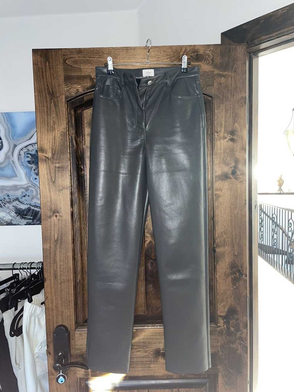 Aritzia Aritzia the Melina pant leather pant in p… - image 2