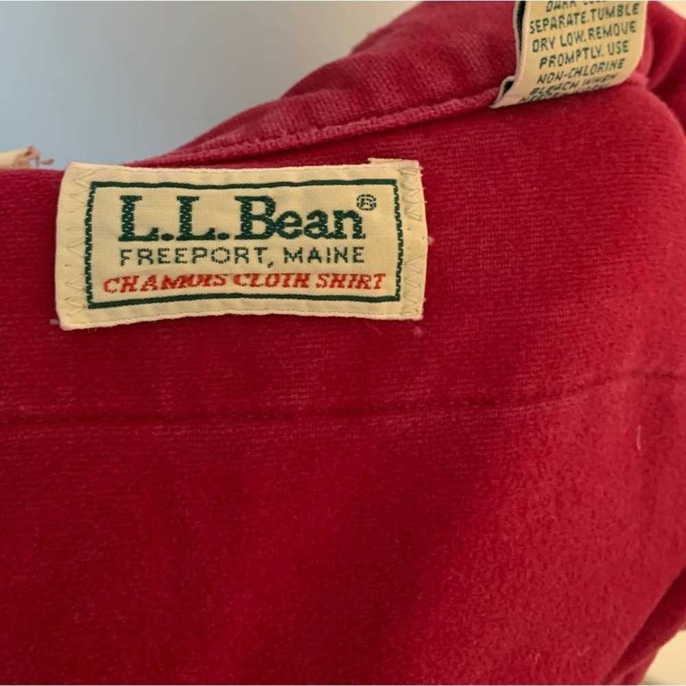 L.L. Bean Vintage LL Bean Chamois Cloth Shirt - image 6