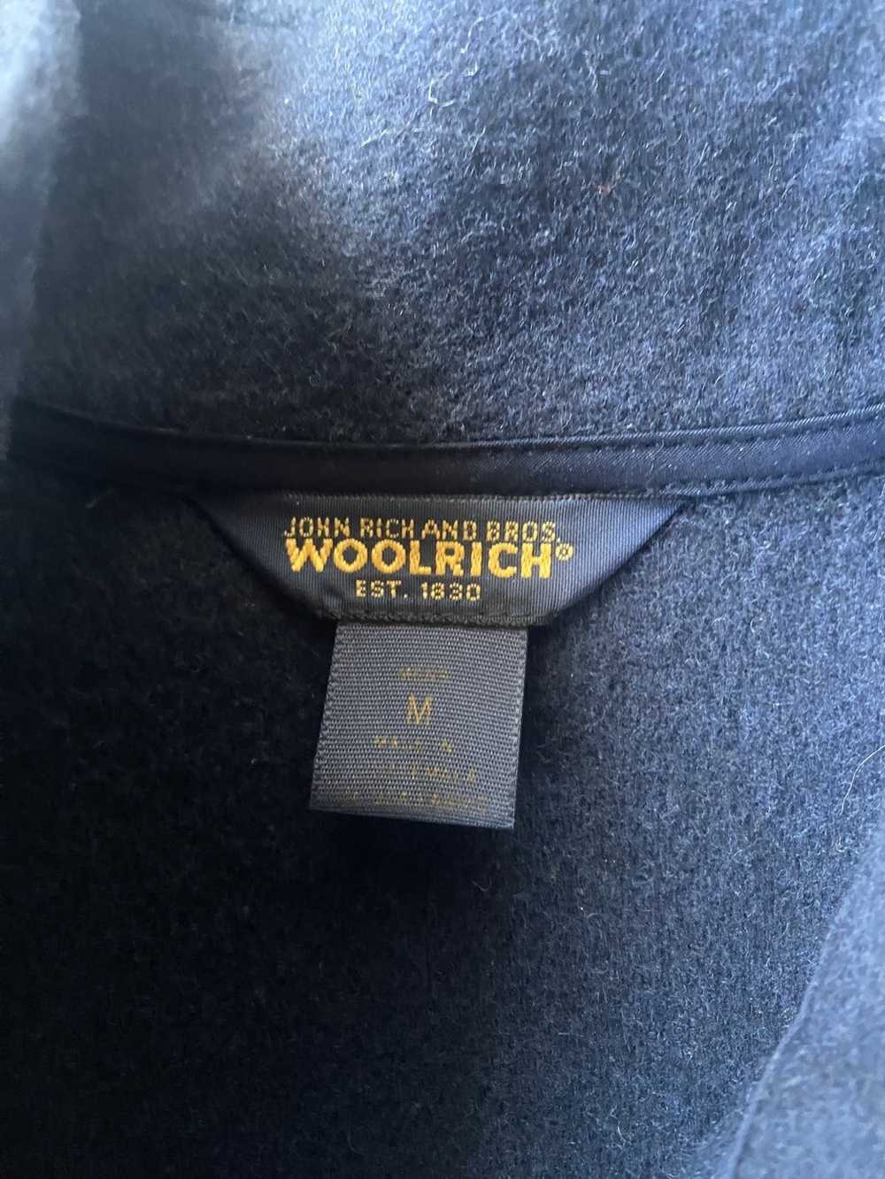 Woolrich Woolen Mills Vintage navy fleece jacket - image 4