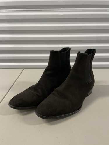 Saint Laurent Paris Saint Lauren Suede Ankle Boots