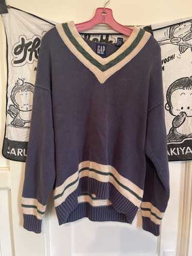 Gap × Vintage Vintage Knit Gap Oversized V-Neck Sw