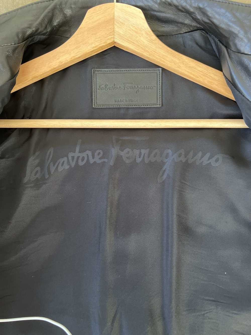 Salvatore Ferragamo Quilted Napa Leather Bomber - image 7