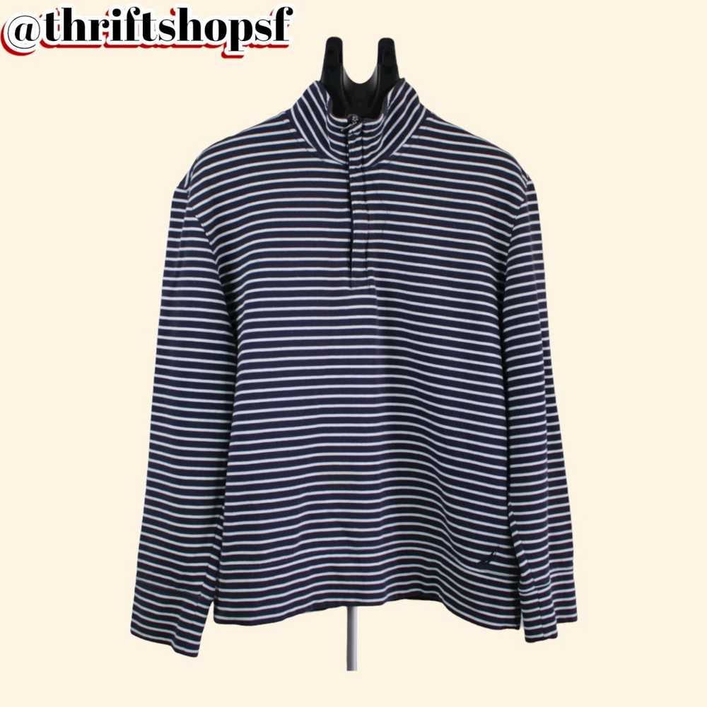 Nautica Nautica Striped Quarter Zip - image 1