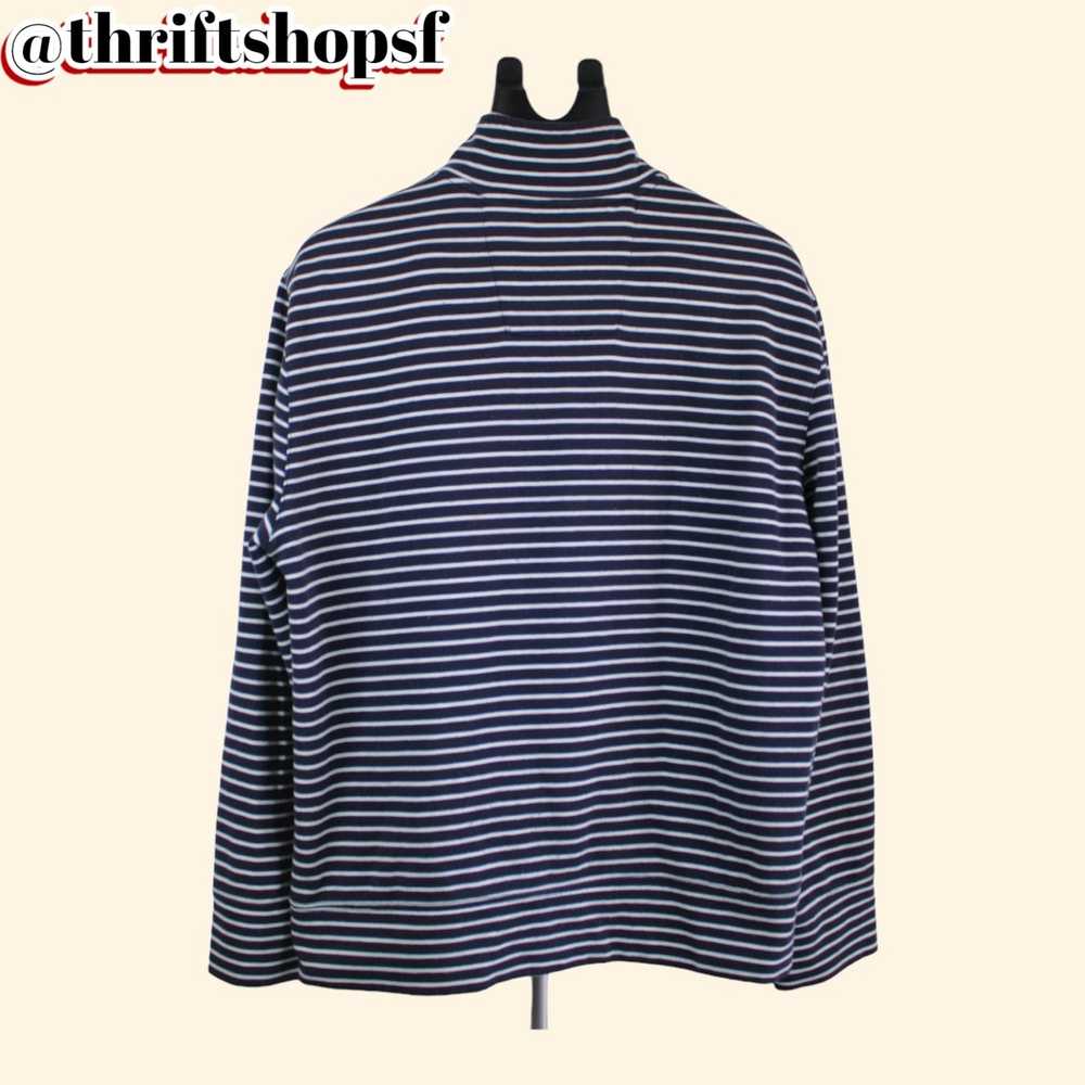 Nautica Nautica Striped Quarter Zip - image 2