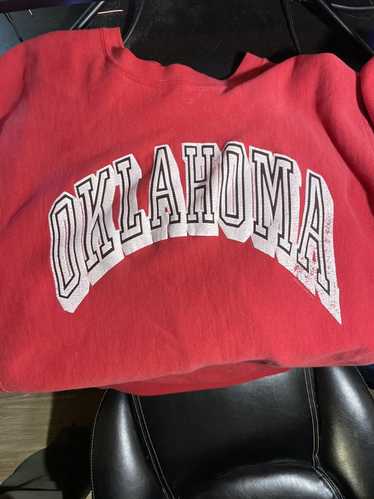 Champion × Collegiate × Vintage Oklahoma Crewneck