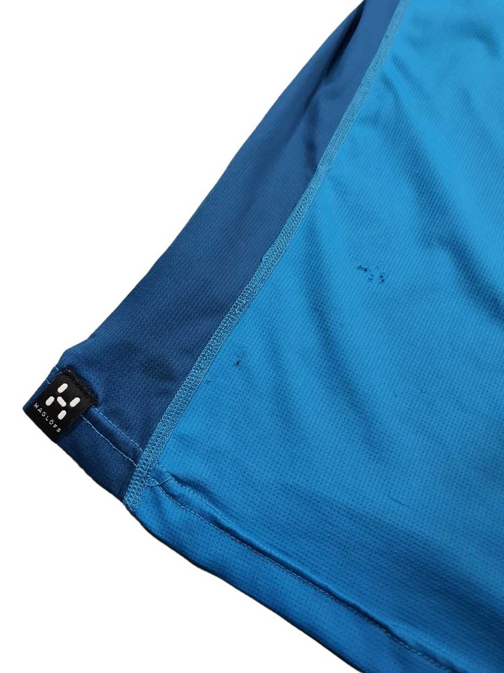 Haglofs Blue Half Zip Thermo Pullver Long Sleeve … - image 6