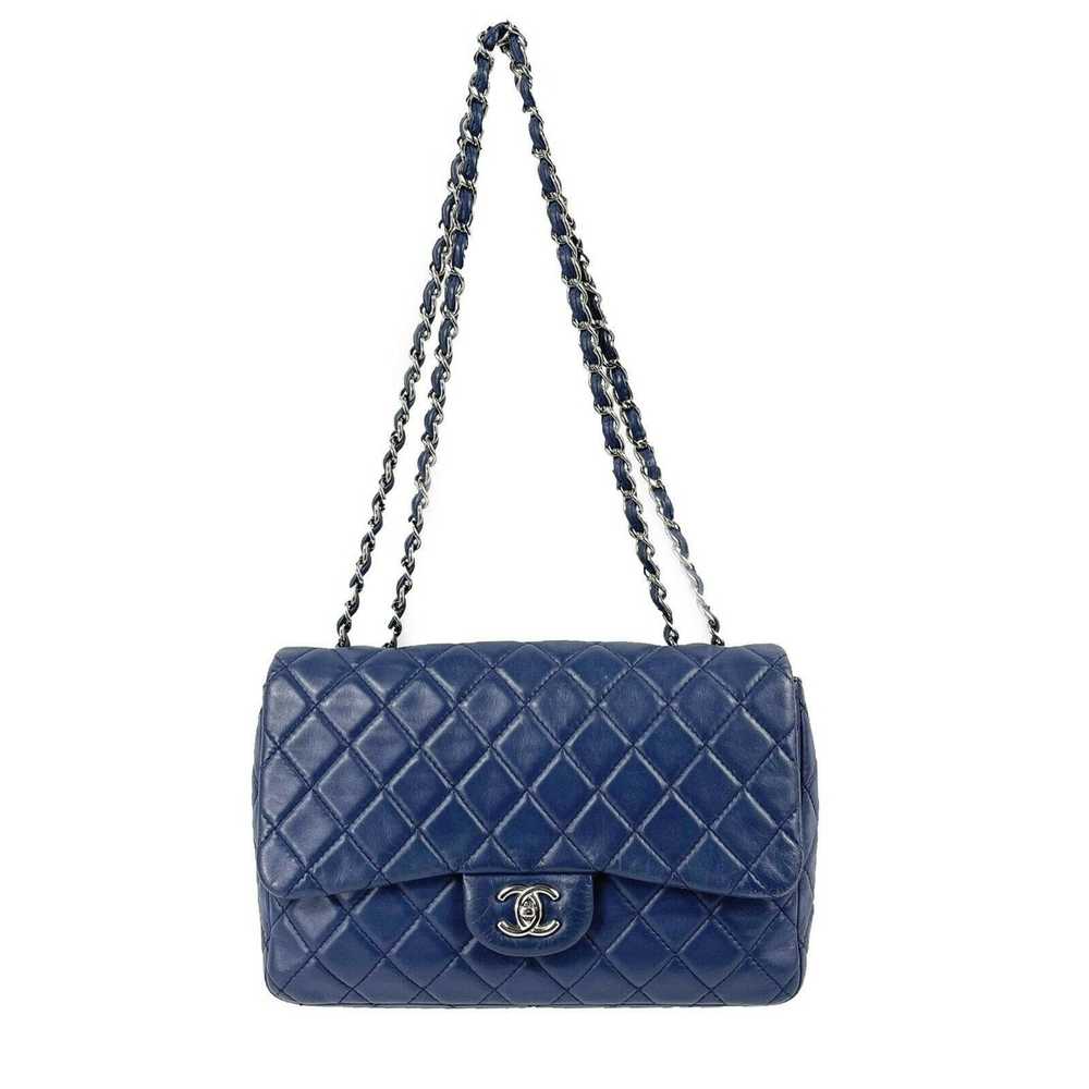 Chanel CHANEL - Classic 08 Single Flap Bag - Blue… - image 11