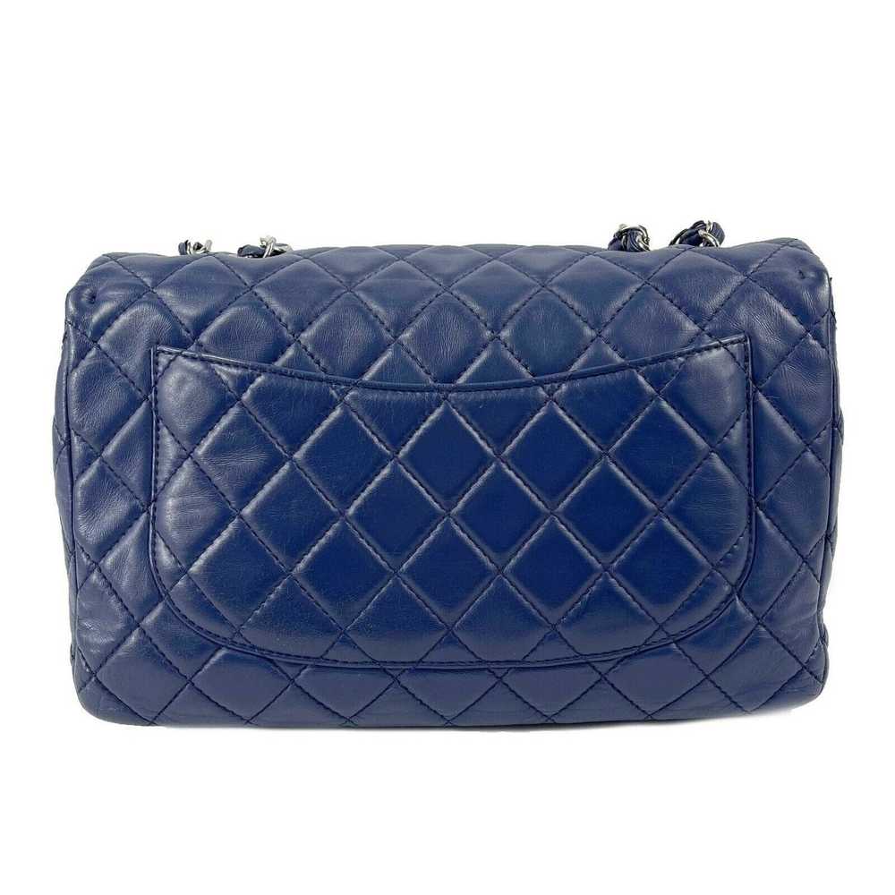 Chanel CHANEL - Classic 08 Single Flap Bag - Blue… - image 2