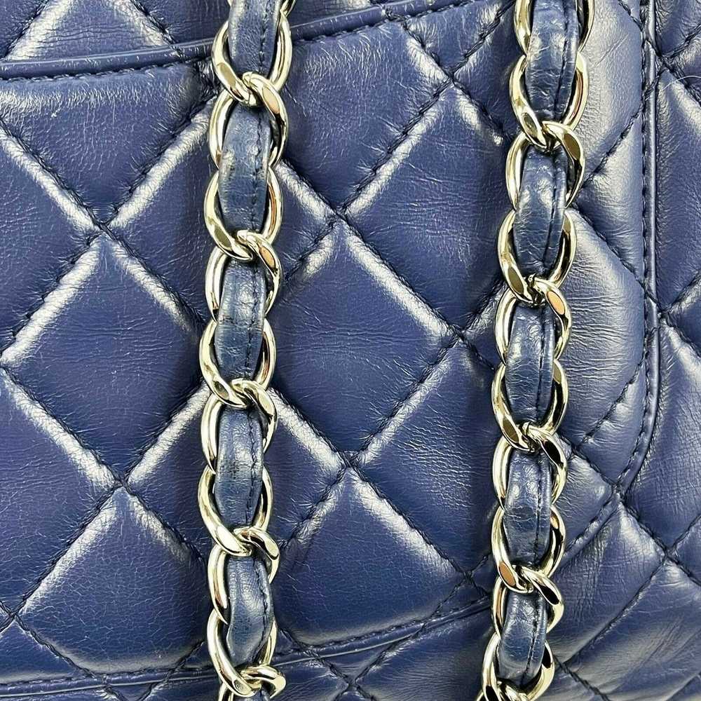 Chanel CHANEL - Classic 08 Single Flap Bag - Blue… - image 4