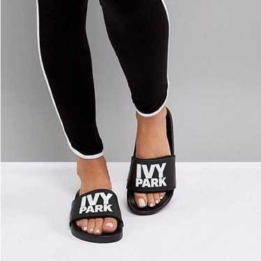 Ivy Park Logo Leggings In Black Size XS