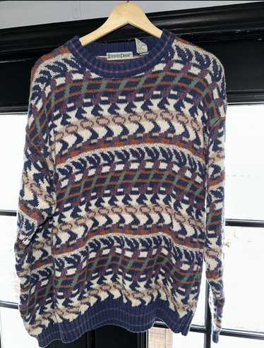Coloured Cable Knit Sweater × Steeplechase × Vinta