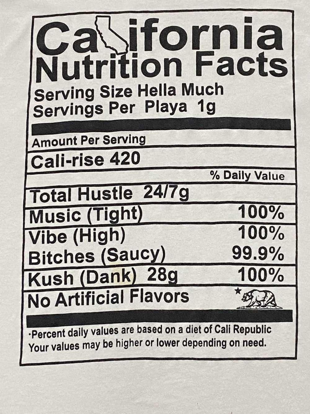 Vintage Vintage California Nutrition Facts - image 4