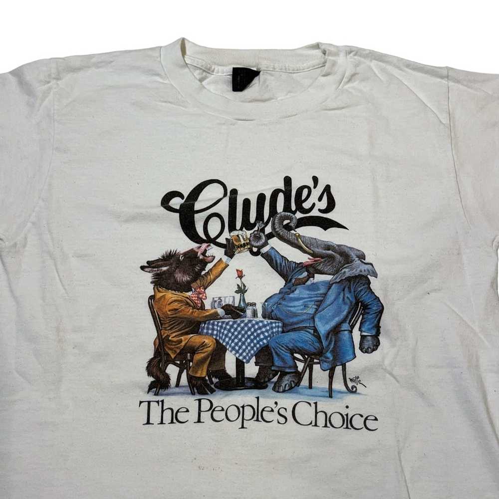 Art × Vintage 80s Clyde’s The Peoples Choice Tee - image 3