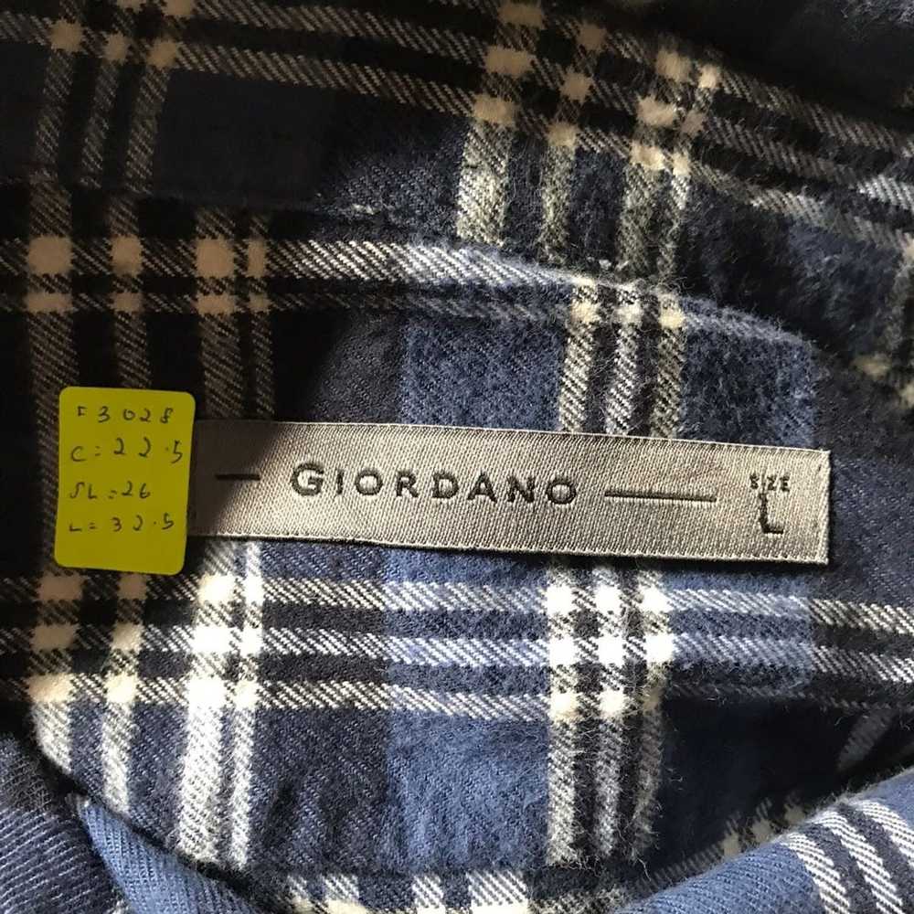 Flannel × Giordano × Japanese Brand C:22.5” L:32.… - image 9