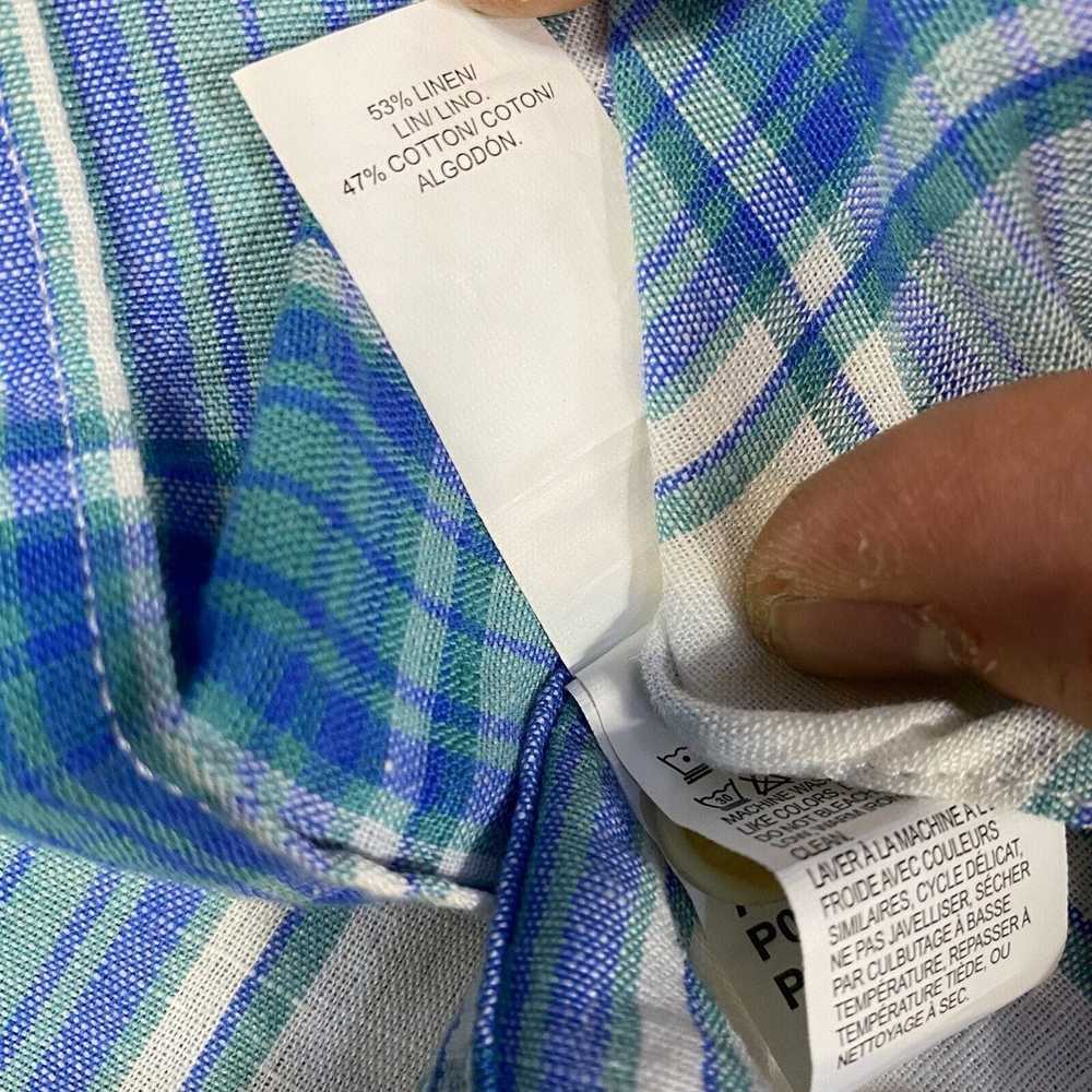 Lucky Brand Lucky Brand Mens Shirt L Blue Plaid S… - image 7