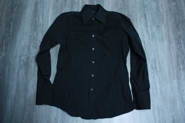 Gucci Gucci Classic Black Shirt Vintage 39.15-1/2 - image 1