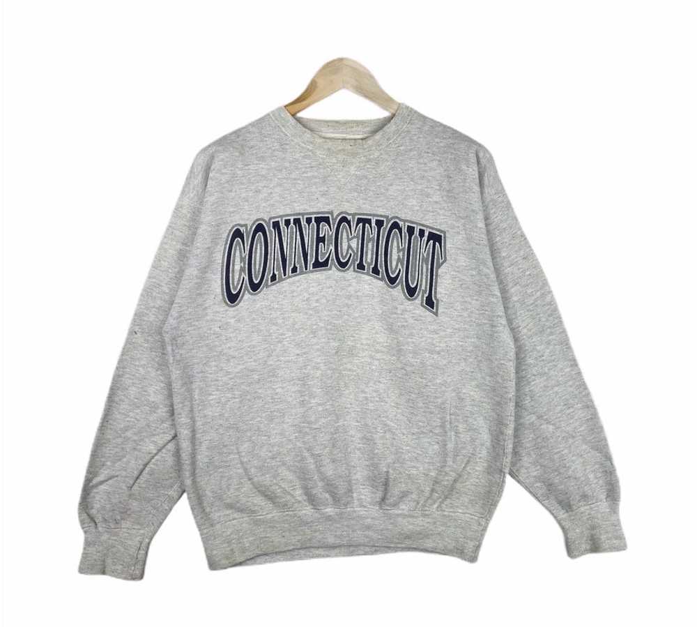 American College × Vintage Vintage CONNECTICUT Sw… - image 1