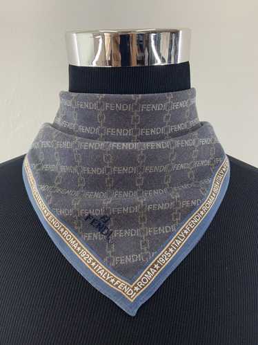 Italian Designers × Vintage Fendi Handkerchief Nec
