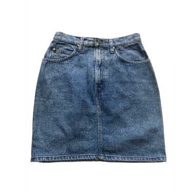 Mini skirt Louis Vuitton Blue size 40 FR in Denim - Jeans - 29491291