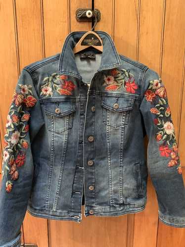 Vintage Floral chic jean jacket