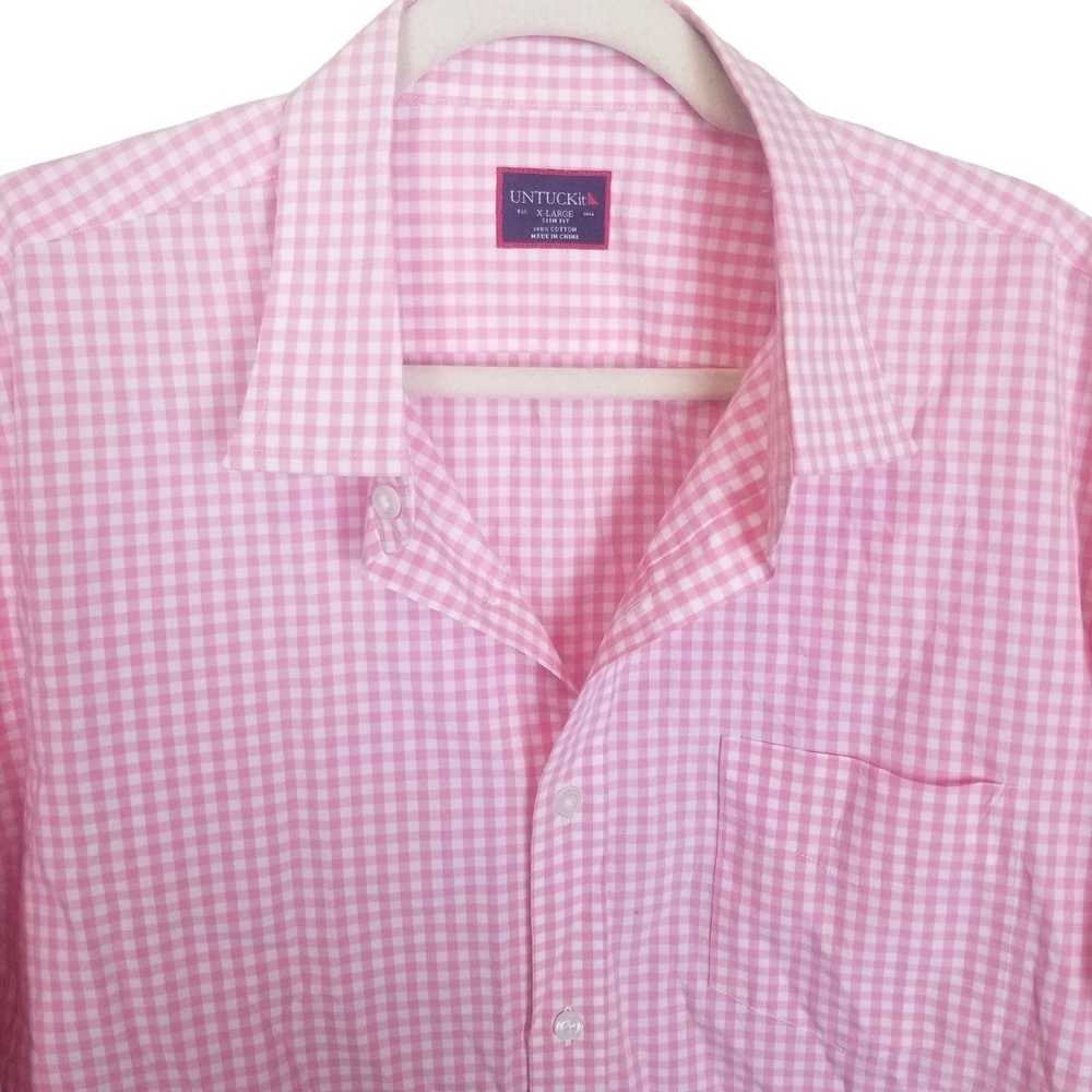 UNTUCKit UNTUCKit XL Gingham Long Sleeves Slim Fi… - image 2