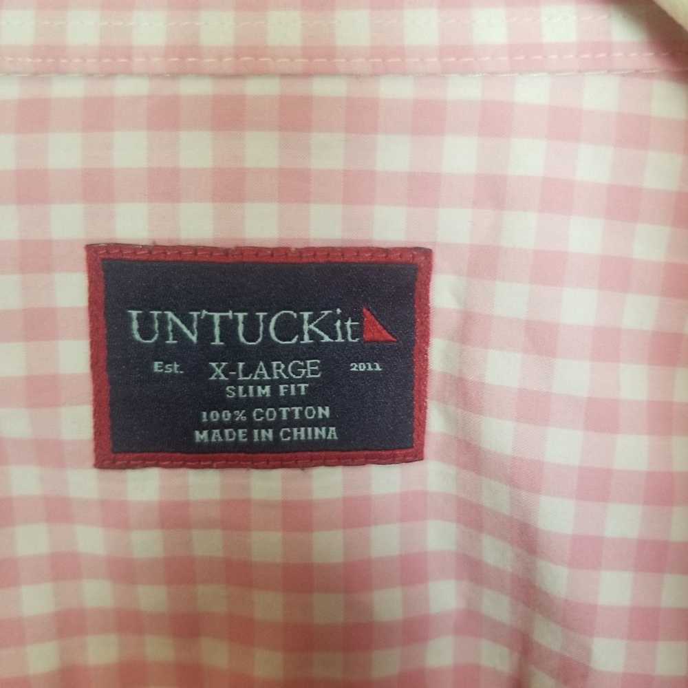 UNTUCKit UNTUCKit XL Gingham Long Sleeves Slim Fi… - image 6