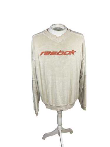 Reebok Vintage Reebok Terry Cloth Cream Sweatshirt