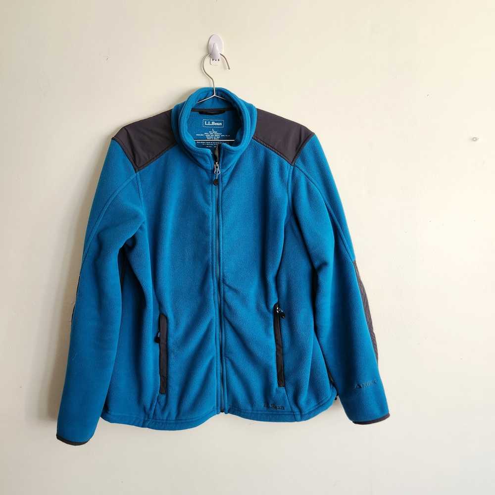 L.L. Bean Fleece full zip jacket. Polartec Wind P… - image 1