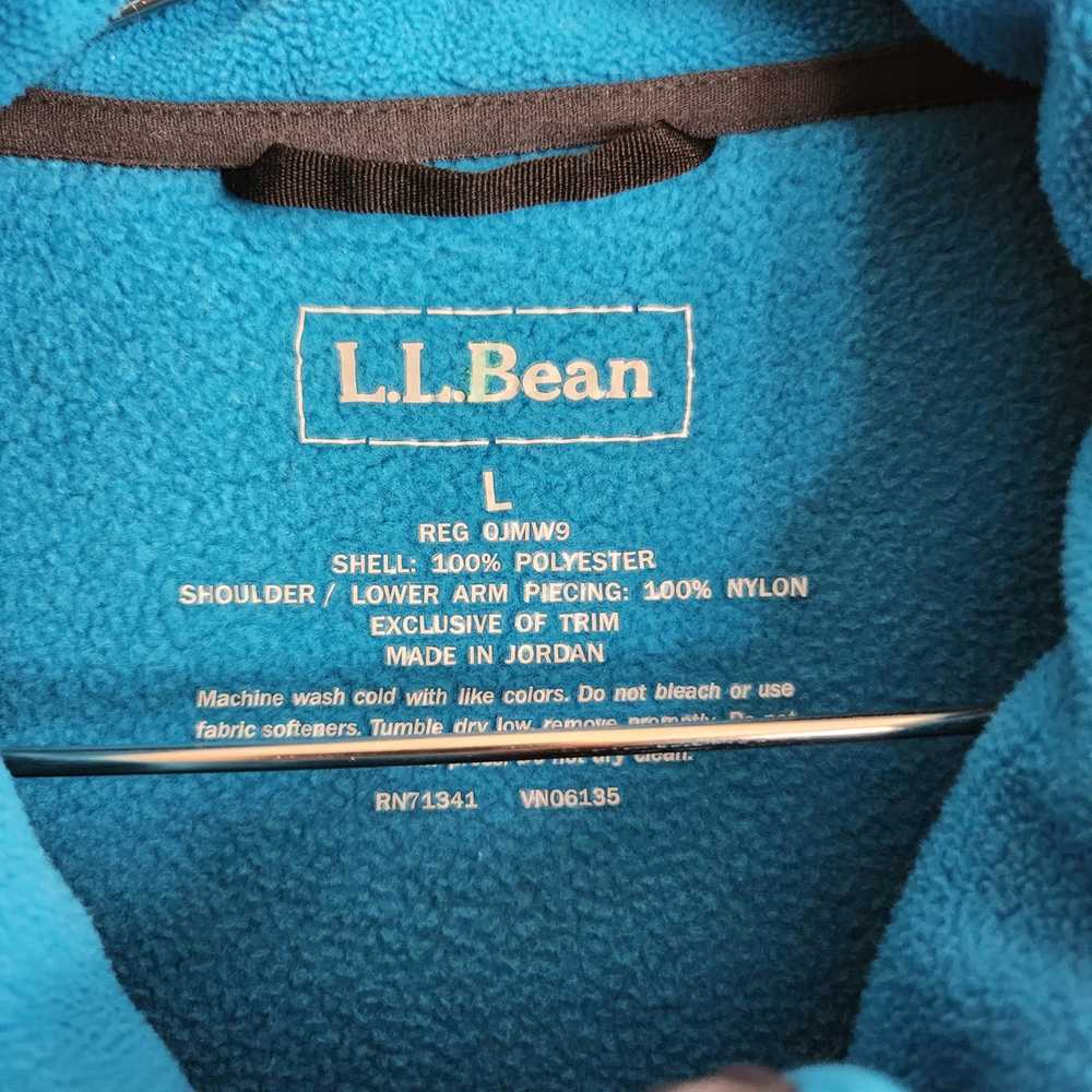 L.L. Bean Fleece full zip jacket. Polartec Wind P… - image 3