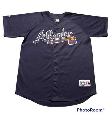 Atlanta Braves Majestic Cooperstown Collection Baseball Jersey, Size S –  Stuck In The 90s Sports