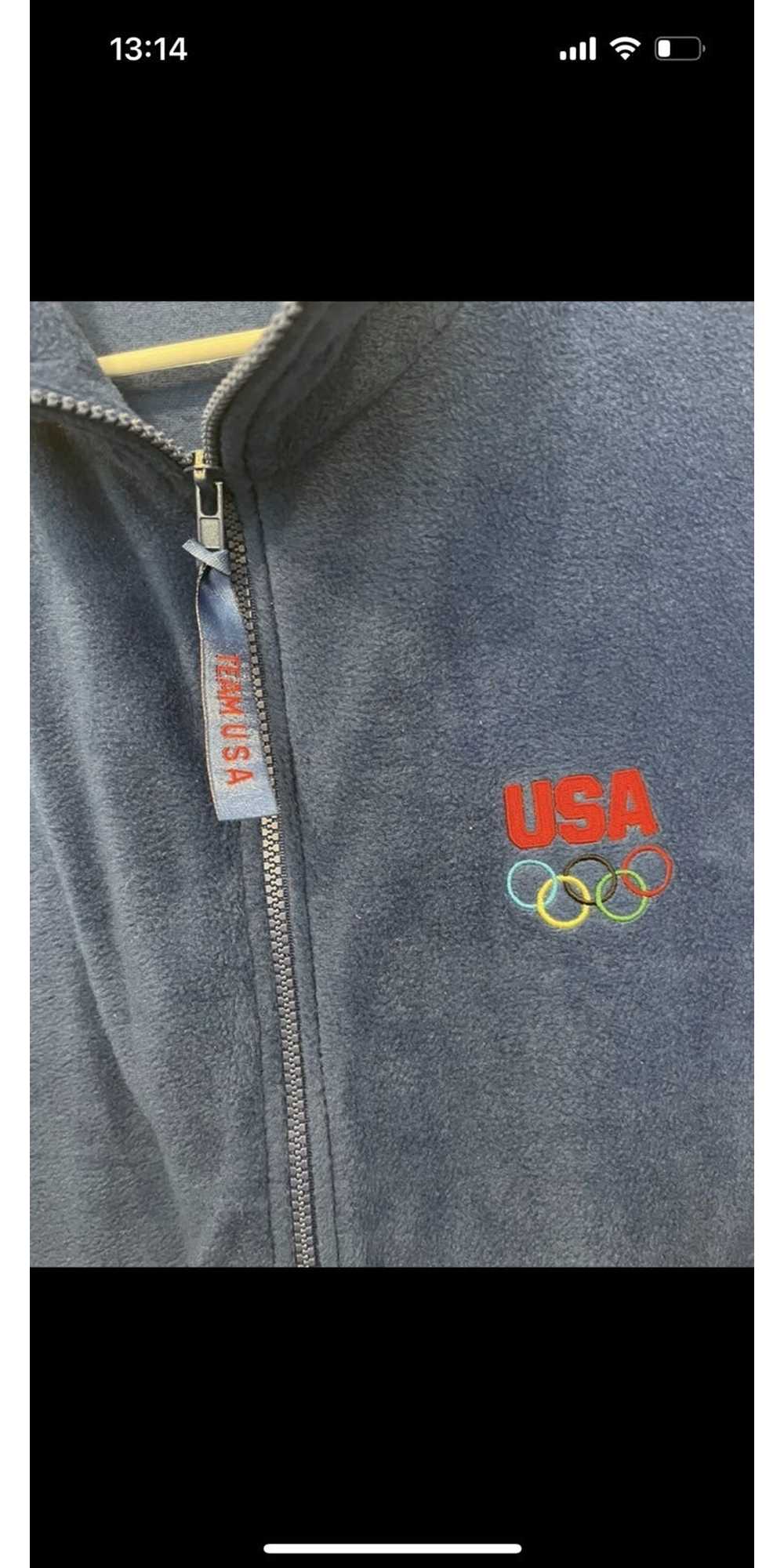 Usa Olympics Olympic Committee USA Men's Blue Sle… - image 3