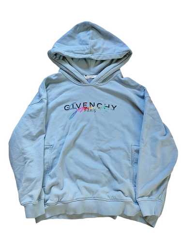 Givenchy $1200 Script Logo Oversized Hoodie