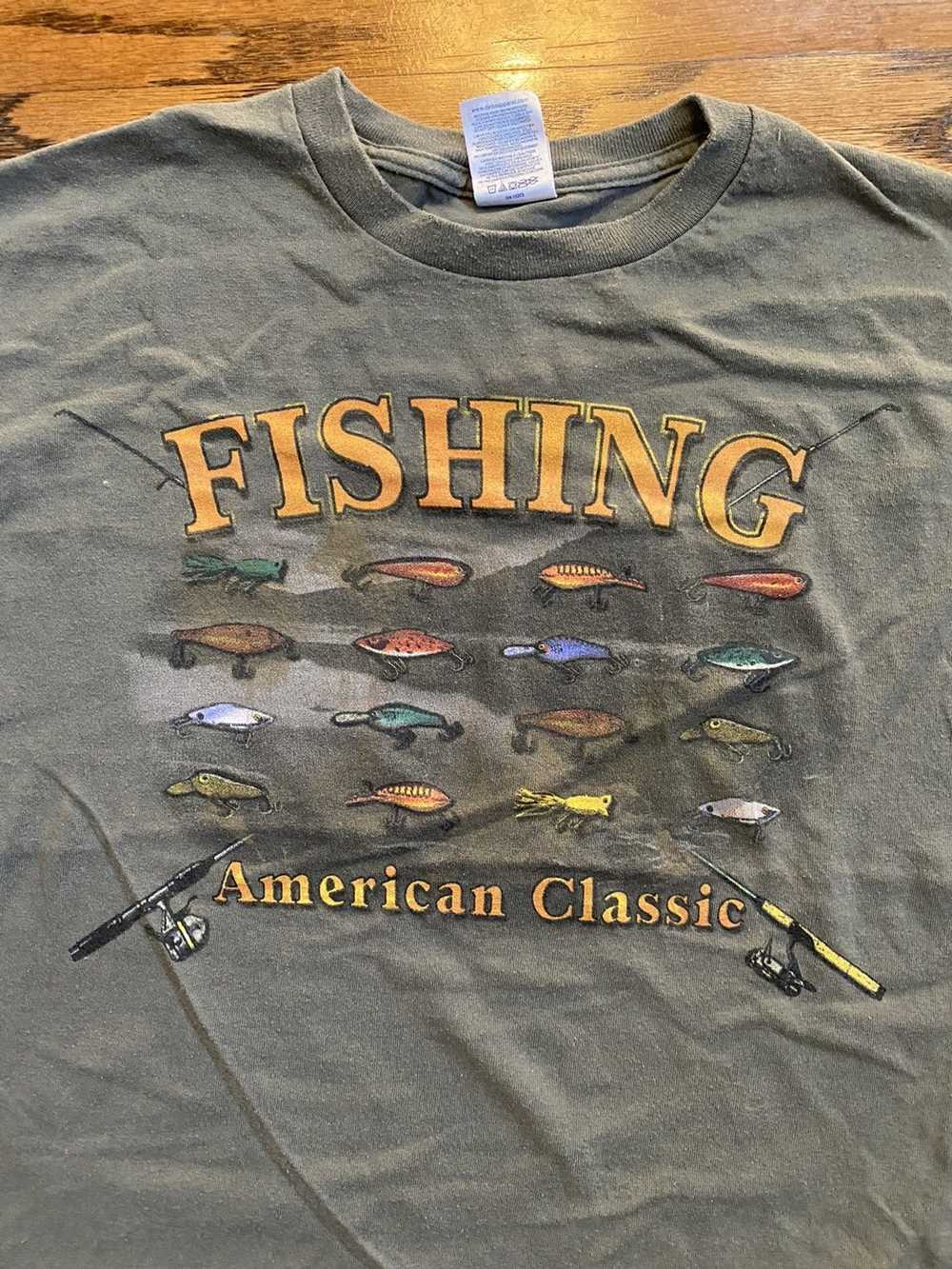 Vintage Vintage Fishing American Classic Graphic … - image 2
