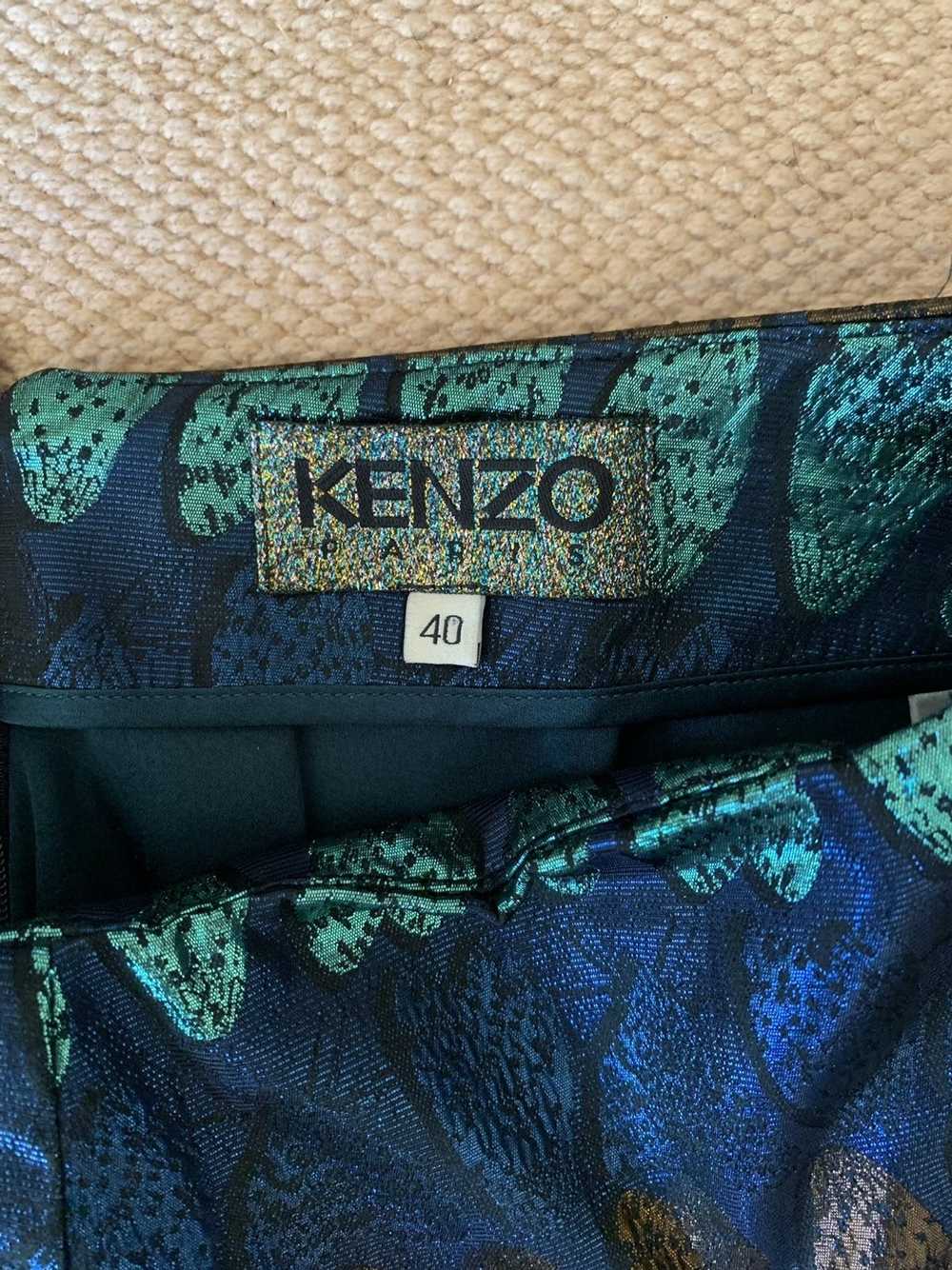 Kenzo KENZO metallic jewel toned pants - image 3