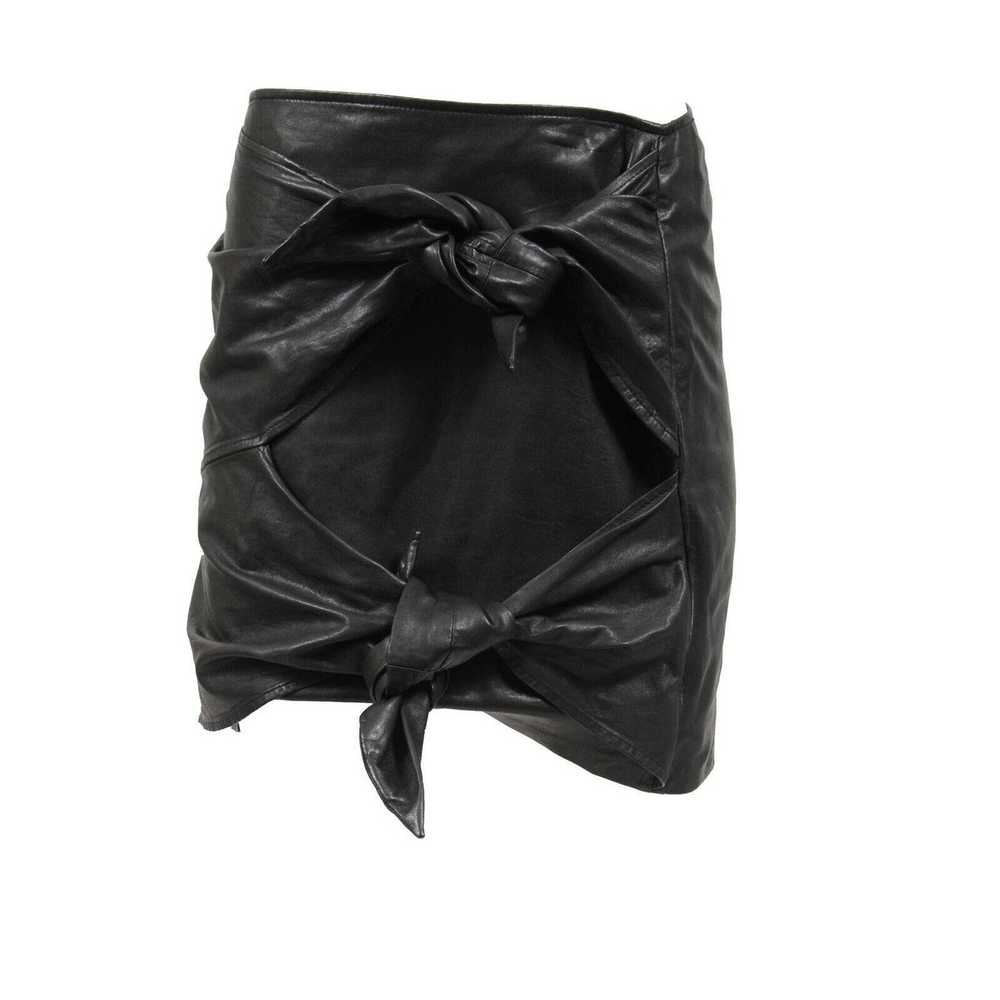 Isabel Marant Etoile Twist Bow Tie Knot Leather S… - image 1