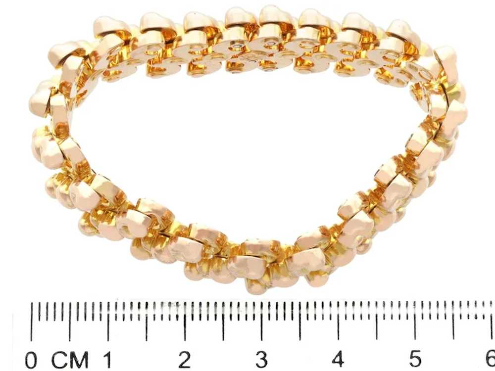 Antique 9ct Yellow and Rose Gold Expandable Brace… - image 6