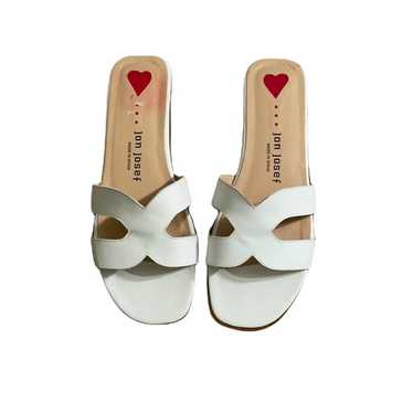 Other Jon Josef white nelly sandal flats made in … - image 1