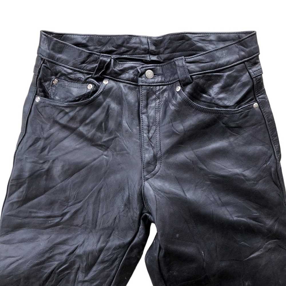 Leather × Made In Usa × Schott SCHOTT N.Y.C Black… - image 4